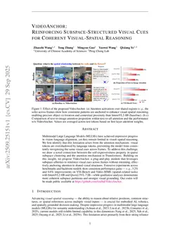 VideoAnchor: Reinforcing Subspace-Structured Visual Cues for Coherent Visual-Spatial Reasoning