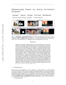 Personalized Vision via Visual In-Context Learning