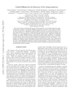 Guided Diffusion for the Discovery of New Superconductors