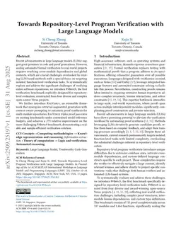 Towards Repository-Level Program Verification with Large Language Models