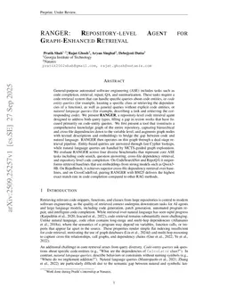 RANGER -- Repository-Level Agent for Graph-Enhanced Retrieval