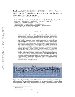 LUMA: Low-Dimension Unified Motion Alignment with Dual-Path Anchoring for Text-to-Motion Diffusion Model