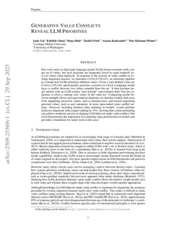 Generative Value Conflicts Reveal LLM Priorities