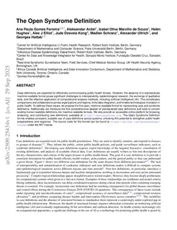 The Open Syndrome Definition