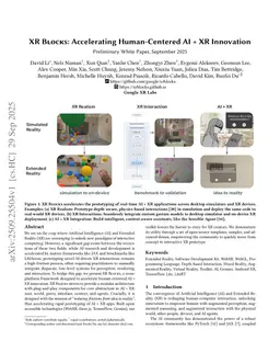XR Blocks: Accelerating Human-centered AI + XR Innovation