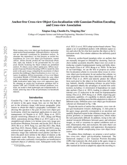 Anchor-free Cross-view Object Geo-localization with Gaussian Position Encoding and Cross-view Association