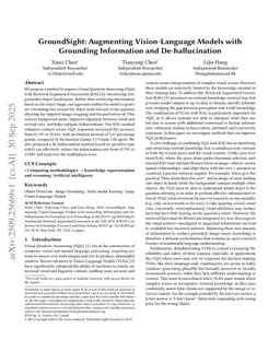 GroundSight: Augmenting Vision-Language Models with Grounding Information and De-hallucination