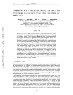 OmniDFA: A Unified Framework for Open Set Synthesis Image Detection and Few-Shot Attribution