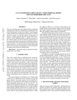 Can VLM Pseudo-Labels Train a Time-Series QA Model That Outperforms the VLM?