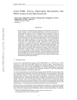 Logo-VGR: Visual Grounded Reasoning for Open-world Logo Recognition