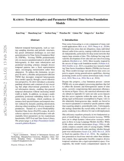 Kairos: Toward Adaptive and Parameter-Efficient Time Series Foundation Models