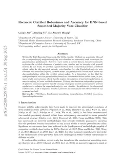 Reconcile Certified Robustness and Accuracy for DNN-based Smoothed Majority Vote Classifier