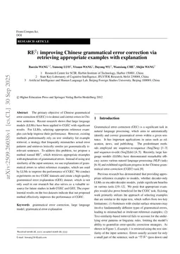 RE$^2$: Improving Chinese Grammatical Error Correction via Retrieving Appropriate Examples with Explanation