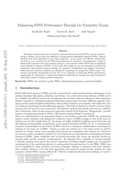 Enhancing PINN Performance Through Lie Symmetry Group