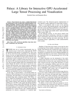 Palace: A Library for Interactive GPU-Accelerated Large Tensor Processing and Visualization