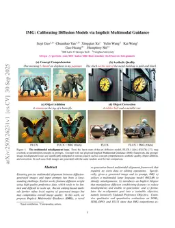 IMG: Calibrating Diffusion Models via Implicit Multimodal Guidance