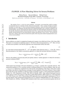 Flower: A Flow-Matching Solver for Inverse Problems