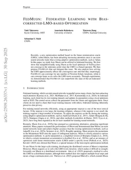FedMuon: Federated Learning with Bias-corrected LMO-based Optimization