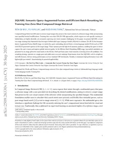 SQUARE: Semantic Query-Augmented Fusion and Efficient Batch Reranking for Training-free Zero-Shot Composed Image Retrieval