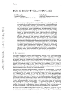 Data-to-Energy Stochastic Dynamics