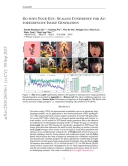 Go with Your Gut: Scaling Confidence for Autoregressive Image Generation