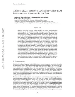AdaBlock-dLLM: Semantic-Aware Diffusion LLM Inference via Adaptive Block Size