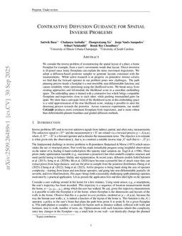 Contrastive Diffusion Guidance for Spatial Inverse Problems
