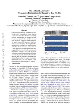 The Unheard Alternative: Contrastive Explanations for Speech-to-Text Models