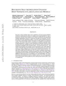 Recursive Self-Aggregation Unlocks Deep Thinking in Large Language Models