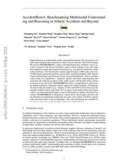 AccidentBench: Benchmarking Multimodal Understanding and Reasoning in Vehicle Accidents and Beyond