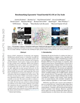 Benchmarking Egocentric Visual-Inertial SLAM at City Scale