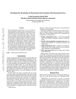 Branching Out: Broadening AI Measurement and Evaluation with Measurement Trees