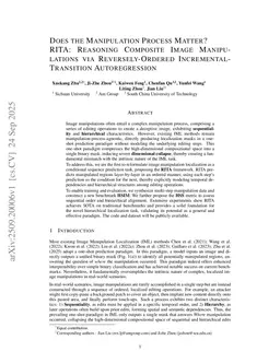 Does the Manipulation Process Matter? RITA: Reasoning Composite Image Manipulations via Reversely-Ordered Incremental-Transition Autoregression