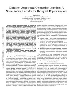 Manifold-Aware Diffusion-Augmented Contrastive Learning for Noise-Robust Biosignal Representation