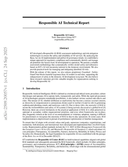 Responsible AI Technical Report
