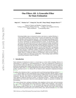 One Filters All: A Generalist Filter for State Estimation