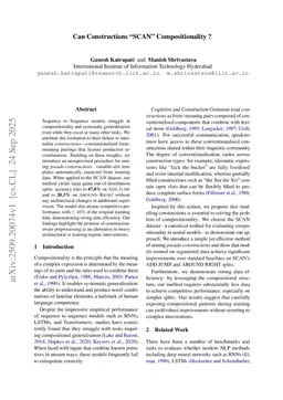 Can Constructions "SCAN" Compositionality ?