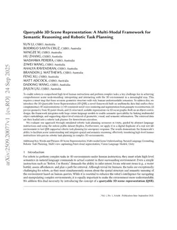 Queryable 3D Scene Representation: A Multi-Modal Framework for Semantic Reasoning and Robotic Task Planning