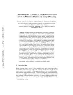 Unleashing the Potential of the Semantic Latent Space in Diffusion Models for Image Dehazing