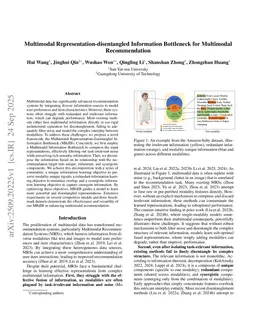 Multimodal Representation-disentangled Information Bottleneck for Multimodal Recommendation