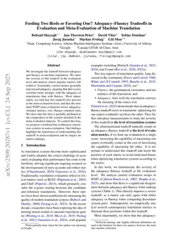 Feeding Two Birds or Favoring One? Adequacy-Fluency Tradeoffs in Evaluation and Meta-Evaluation of Machine Translation