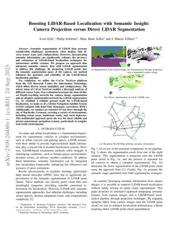 Boosting LiDAR-Based Localization with Semantic Insight: Camera Projection versus Direct LiDAR Segmentation