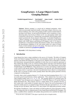 GraspFactory: A Large Object-Centric Grasping Dataset