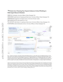 Perspectra: Choosing Your Experts Enhances Critical Thinking in Multi-Agent Research Ideation