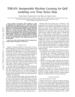 TSKAN: Interpretable Machine Learning for QoE modeling over Time Series Data