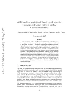 A Hierarchical Variational Graph Fused Lasso for Recovering Relative Rates in Spatial Compositional Data