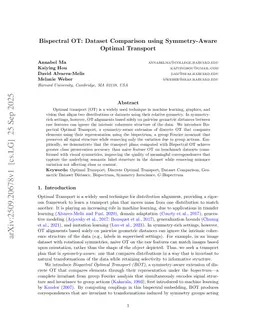 Bispectral OT: Dataset Comparison using Symmetry-Aware Optimal Transport