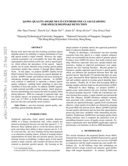 QAMO: Quality-aware Multi-centroid One-class Learning For Speech Deepfake Detection