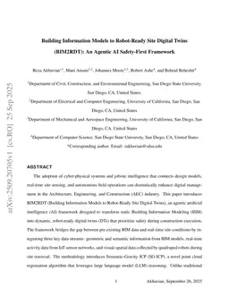 Building Information Models to Robot-Ready Site Digital Twins (BIM2RDT): An Agentic AI Safety-First Framework