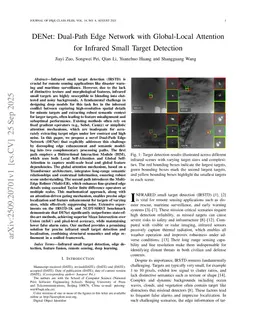 DENet: Dual-Path Edge Network with Global-Local Attention for Infrared Small Target Detection